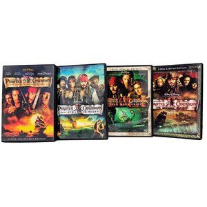Pirates of the Caribbean DVD Collection (4 Movies, 7 Discs) | 2-Disc Editions